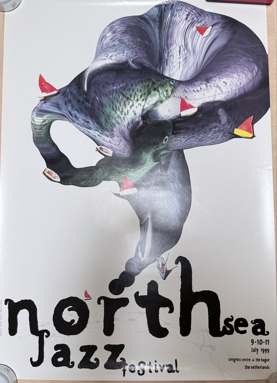 North Sea Jazz Festival 1999 UNOFFICIAL Artposter -, Ophalen of Verzenden, A1 t/m A3, Muziek, Rechthoekig Staand