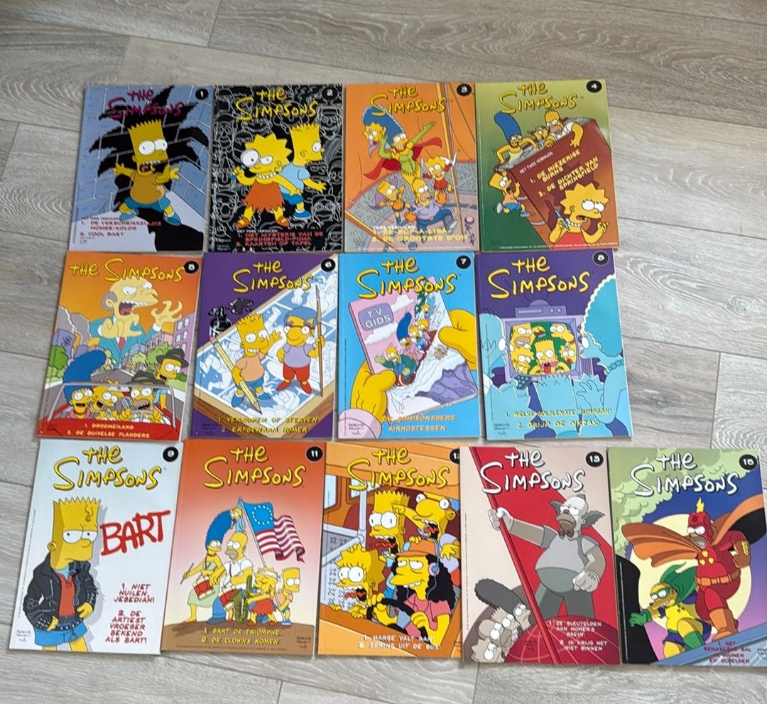 De Simpsons Stripboeken Collectie - 13 delen, Boeken, Stripboeken, Meerdere stripboeken, Ophalen of Verzenden, Gelezen