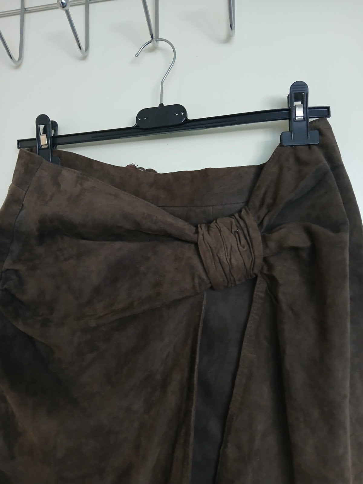 STROKE  Mooie kwaliteits leder suède rok.mt 36, Kleding | Dames, Bruin, Ophalen of Verzenden, Zo goed als nieuw, Maat 36 (S)