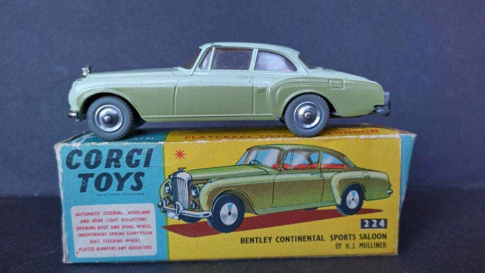 Bentley Continental Sports Saloon 1:43 Corgi Toys Pol, Auto, Corgi, M, Ophalen of Verzenden