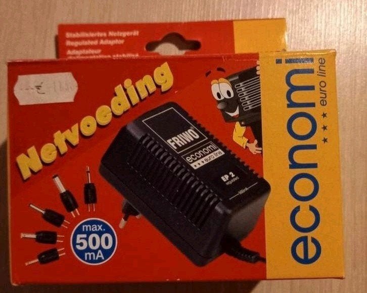Friwo Economi EP2 Netvoeding - Geregelde Adapter 500mA, Ophalen of Verzenden, Nieuw