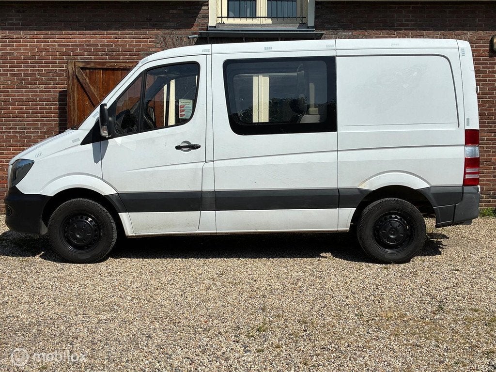 Mercedes Sprinter 210 2.2 CDI DC Automaat dubbel cabine, Auto's, Bestelauto's, Automaat, Euro 5, Stof, Gebruikt