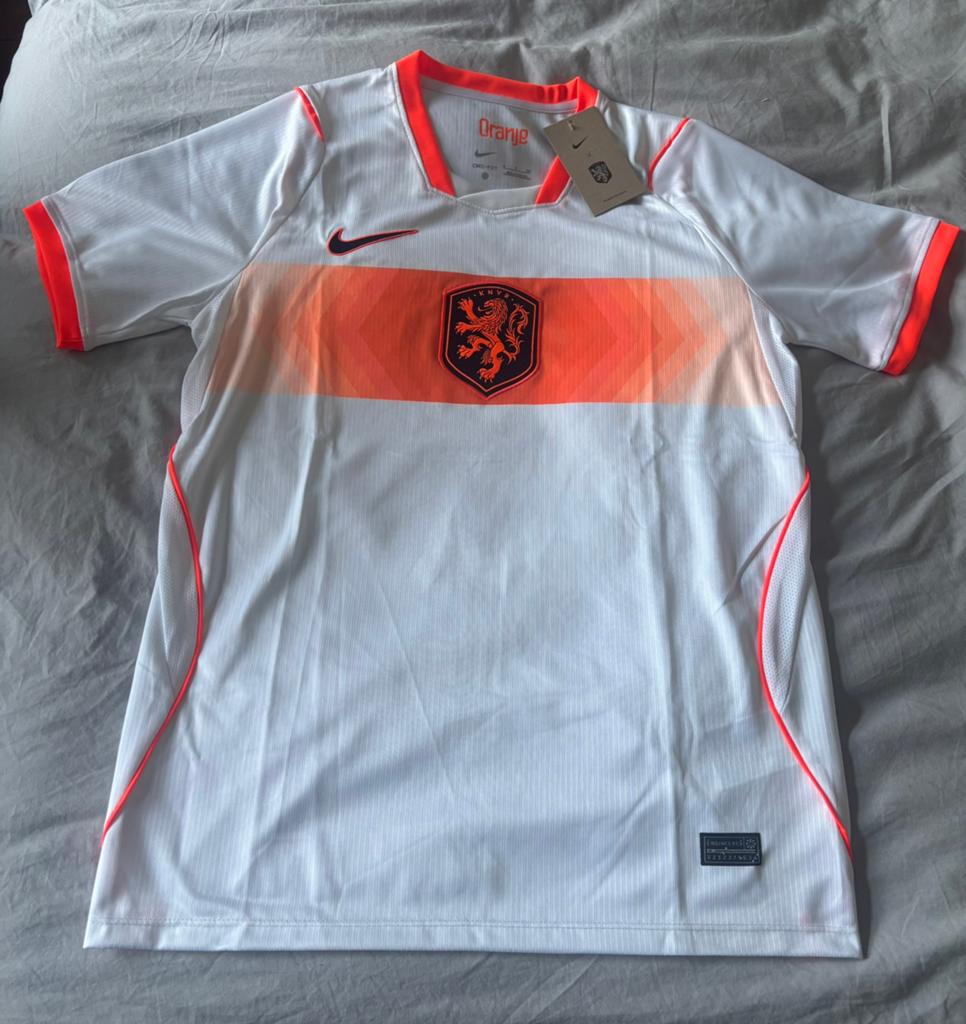 Nederlands Elftal Uit Shirt WK 2026 - Maat S, Verzenden, Zo goed als nieuw, Maat 46 (S) of kleiner, Wit
