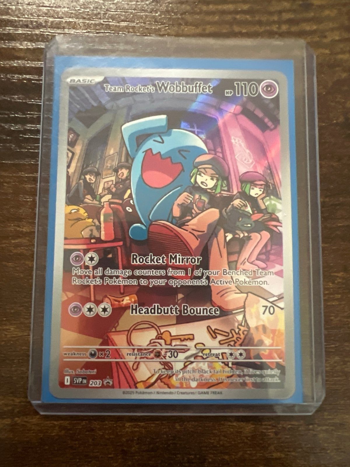 Team Rocket’s Wobbuffet #203 - Promo Kaart, Ophalen of Verzenden, Zo goed als nieuw