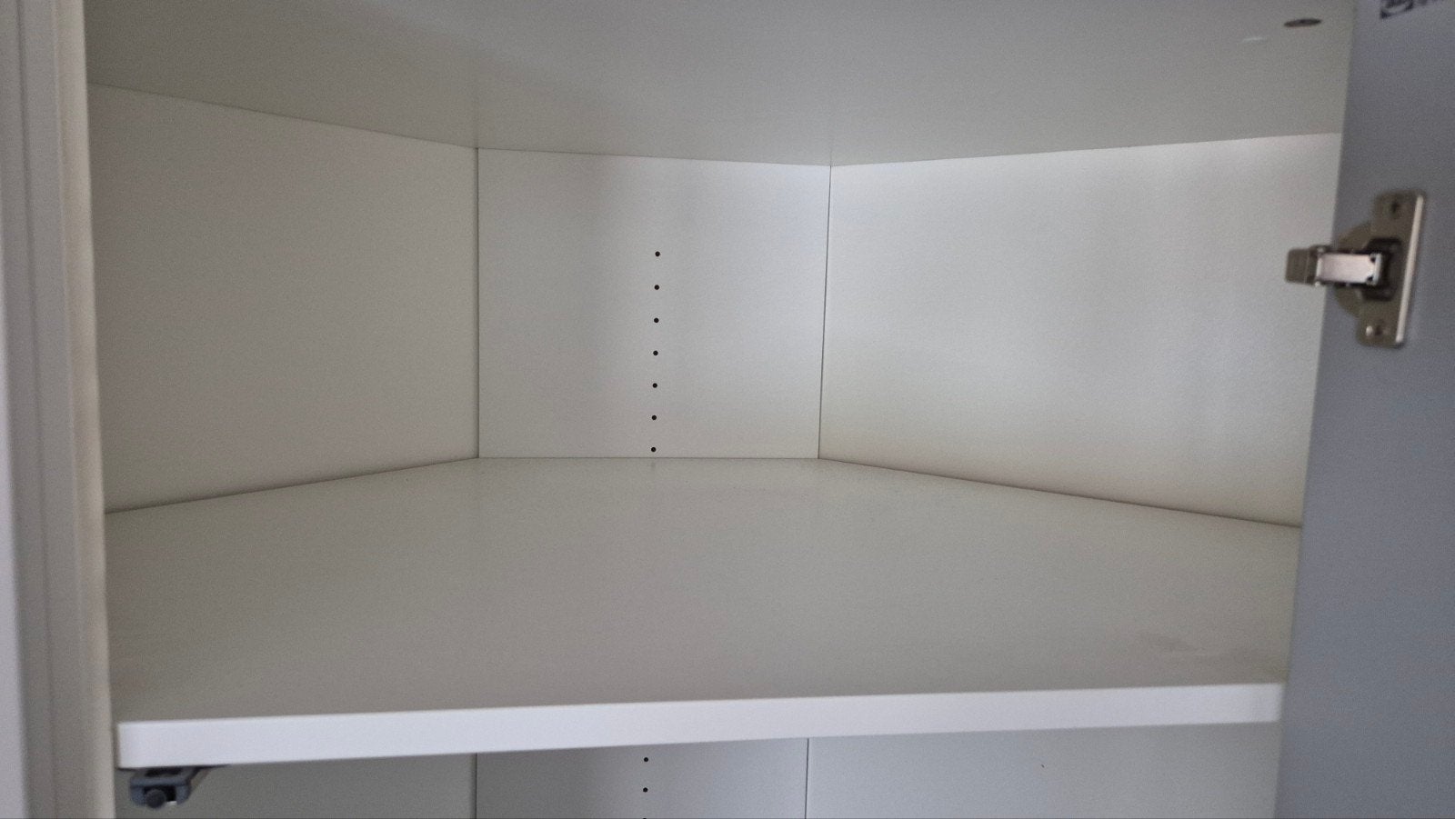IKEA PAX hoekelement/hoekplank wit (100x57 cm), Ophalen, Met plank(en), Gebruikt, 50 tot 100 cm