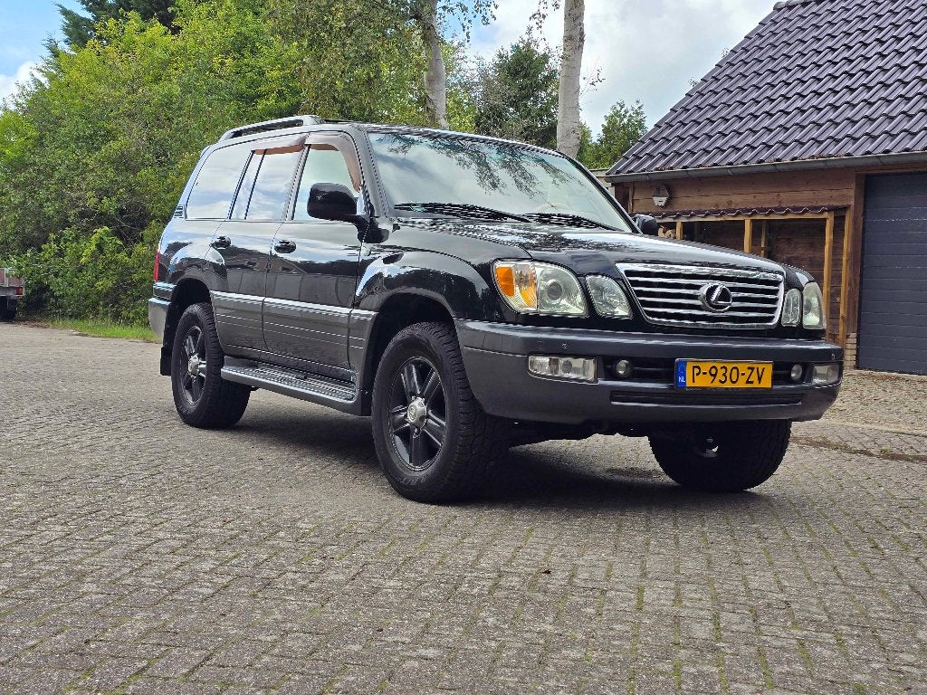 Toyota landcruiser 100 / Lexus lx 470, Automaat, Dealer onderhouden, Beige, Zwart