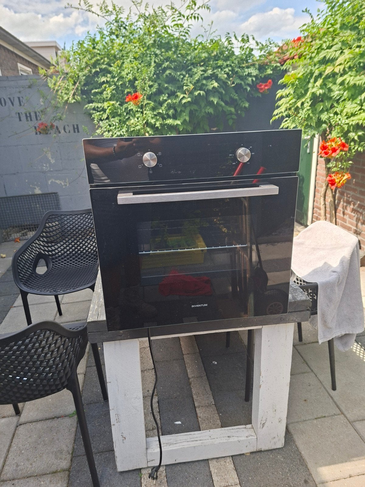 inventum inbouw oven, Ophalen, Gebruikt, Kooi, Minder dan 60 cm