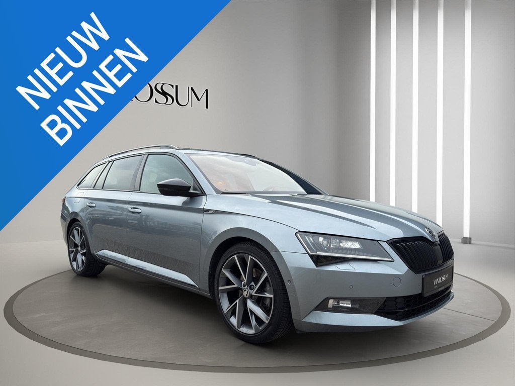 Skoda Superb 1.8 TSI Sportline Pano | Camera | Led | Geheuge, Gebruikt, Euro 6, 4 cilinders, 179 pk