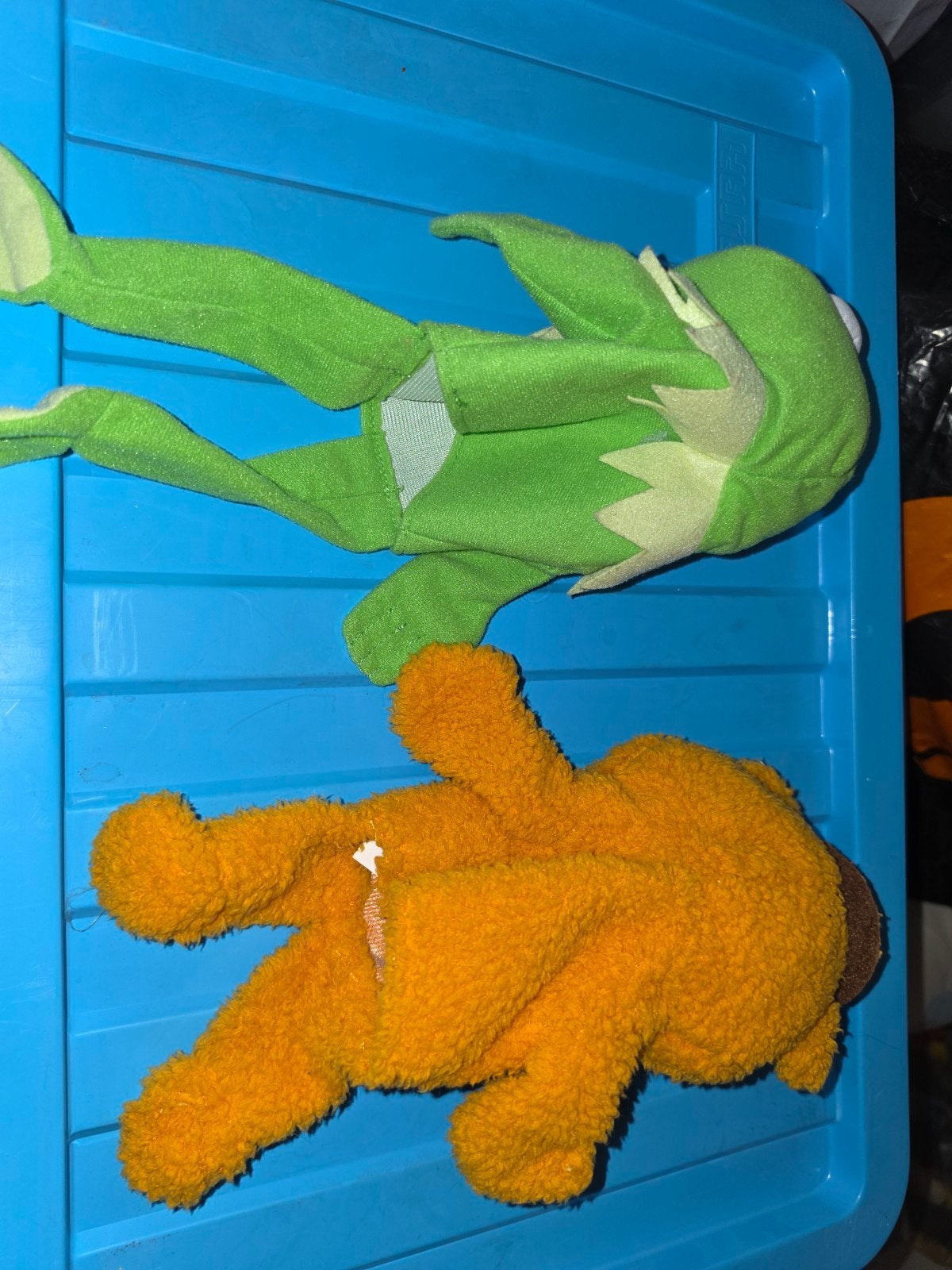 Muppet Show Poppen: Kermit de Kikker en Fozzie Beer, Overige merken, Overige karakters, Overige typen, Ophalen of Verzenden