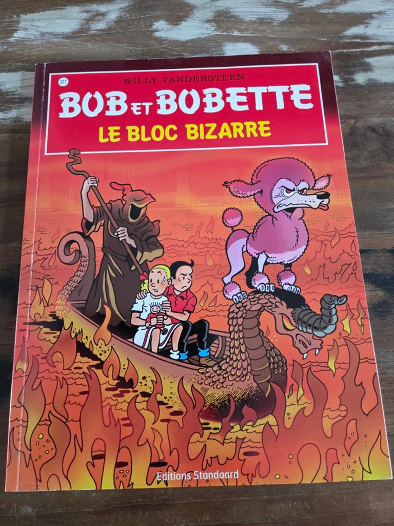 Bob et Bobette Le Bloc Bizarre nr 317, Willy Vandersteen, Eén stripboek, Ophalen of Verzenden, Zo goed als nieuw
