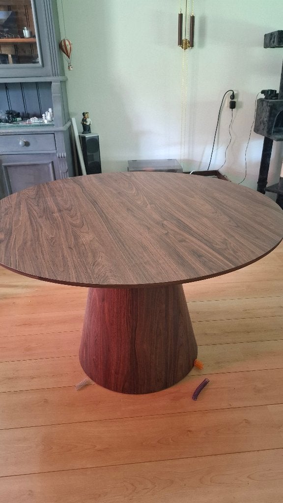 Eettafel rond, Ophalen, Gebruikt, Rond, Vier personen