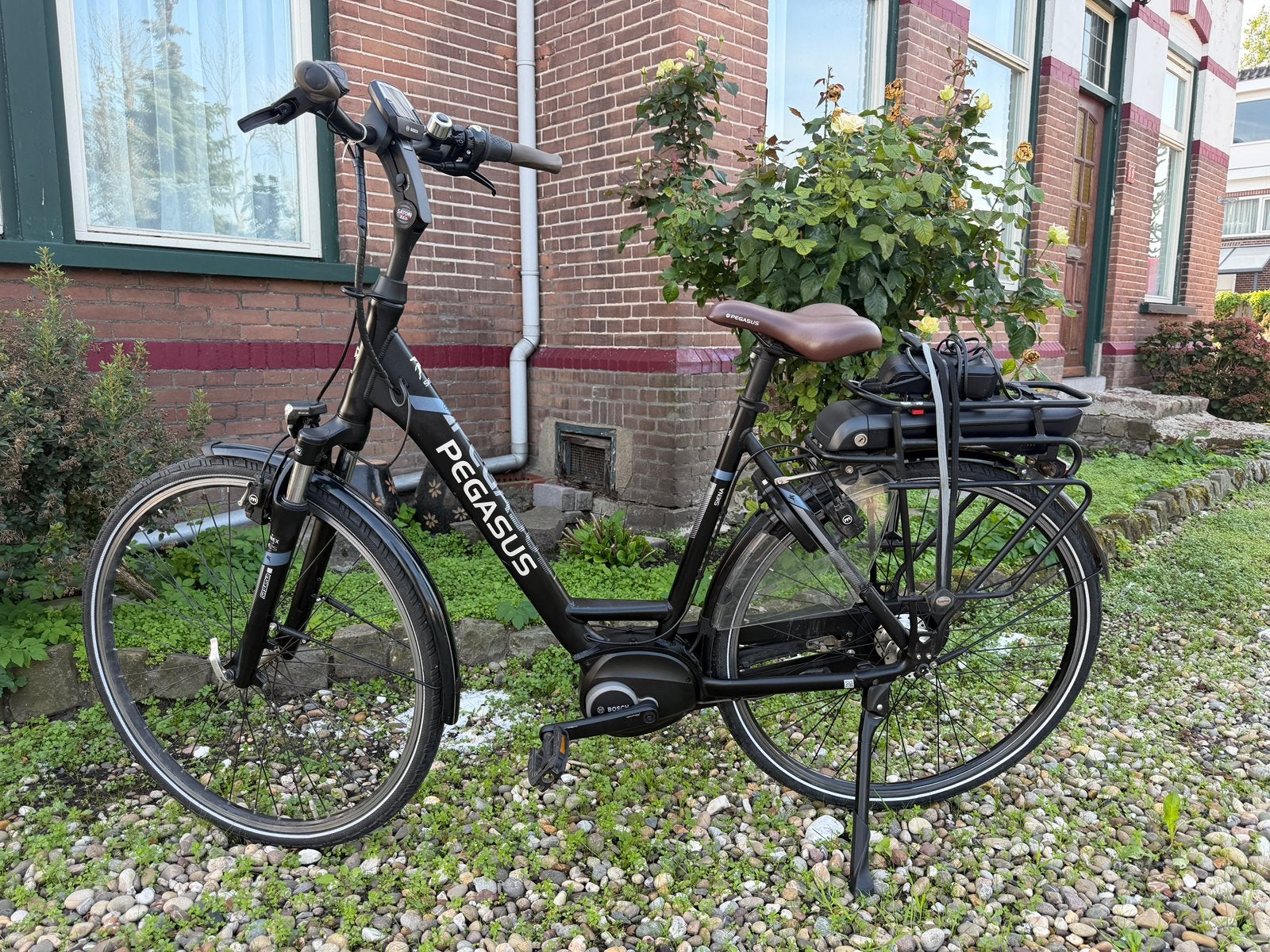Pegasus elektrische fiets met Bosch middenmotor Nieuwstaat!, Zo goed als nieuw, 51 tot 55 cm, 50 km per accu of meer, Ophalen
