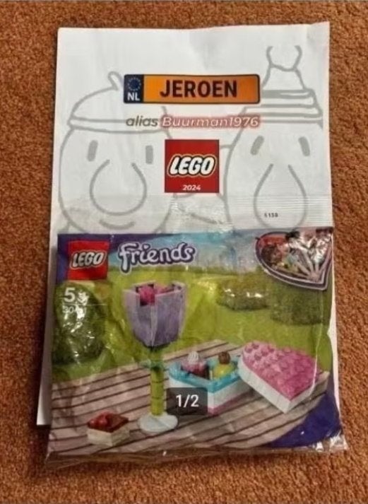 Lego 30411 Friends: Snoepdoos en Bloem (polybag) NIEUW, Compleet, Lego, Nieuw, Friends