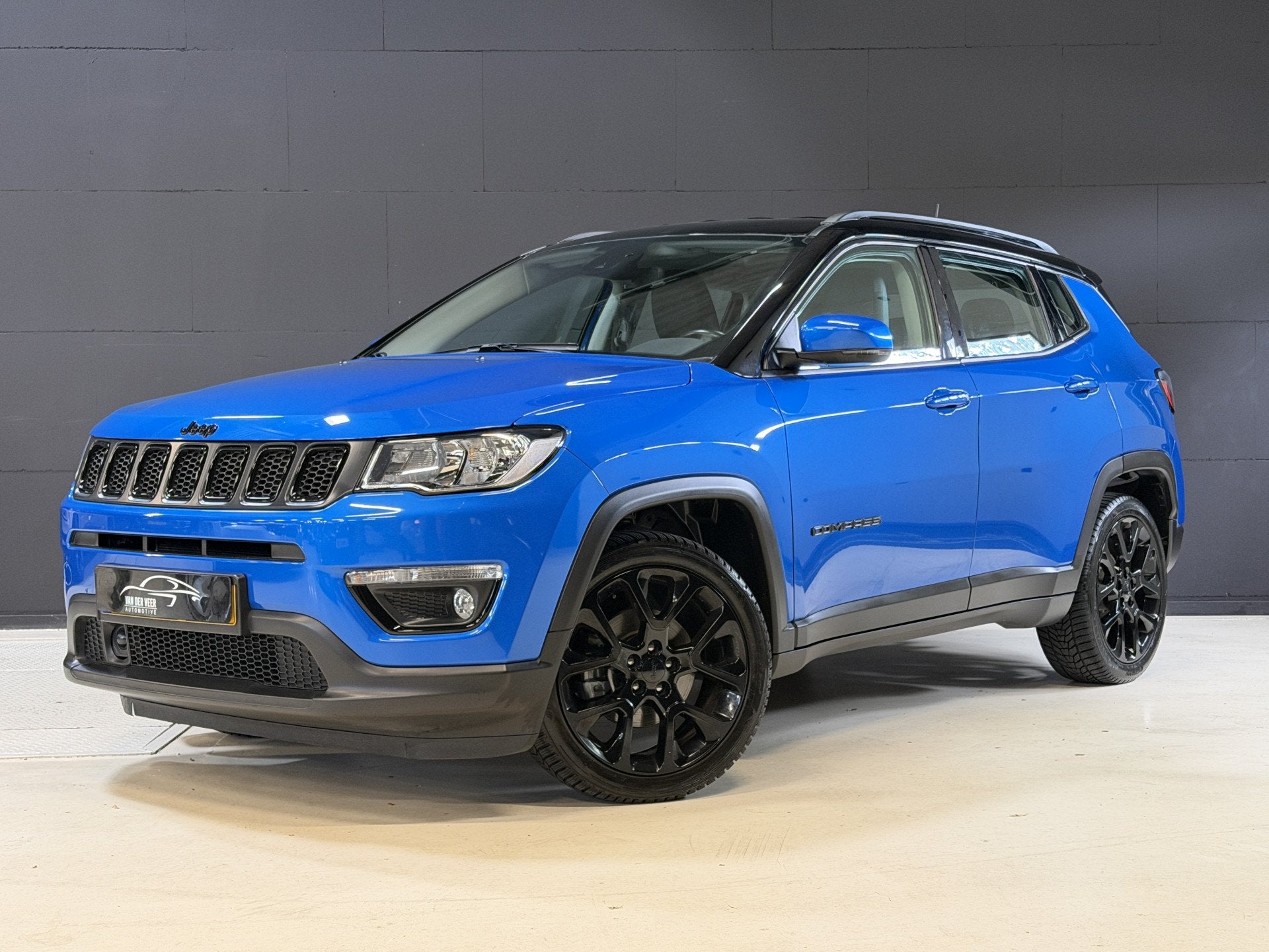Jeep Compass 1.3T Night Eagle Liberty Edition | Camera | Car, Auto's, Voorwielaandrijving, Euro 6, 4 cilinders, Blauw
