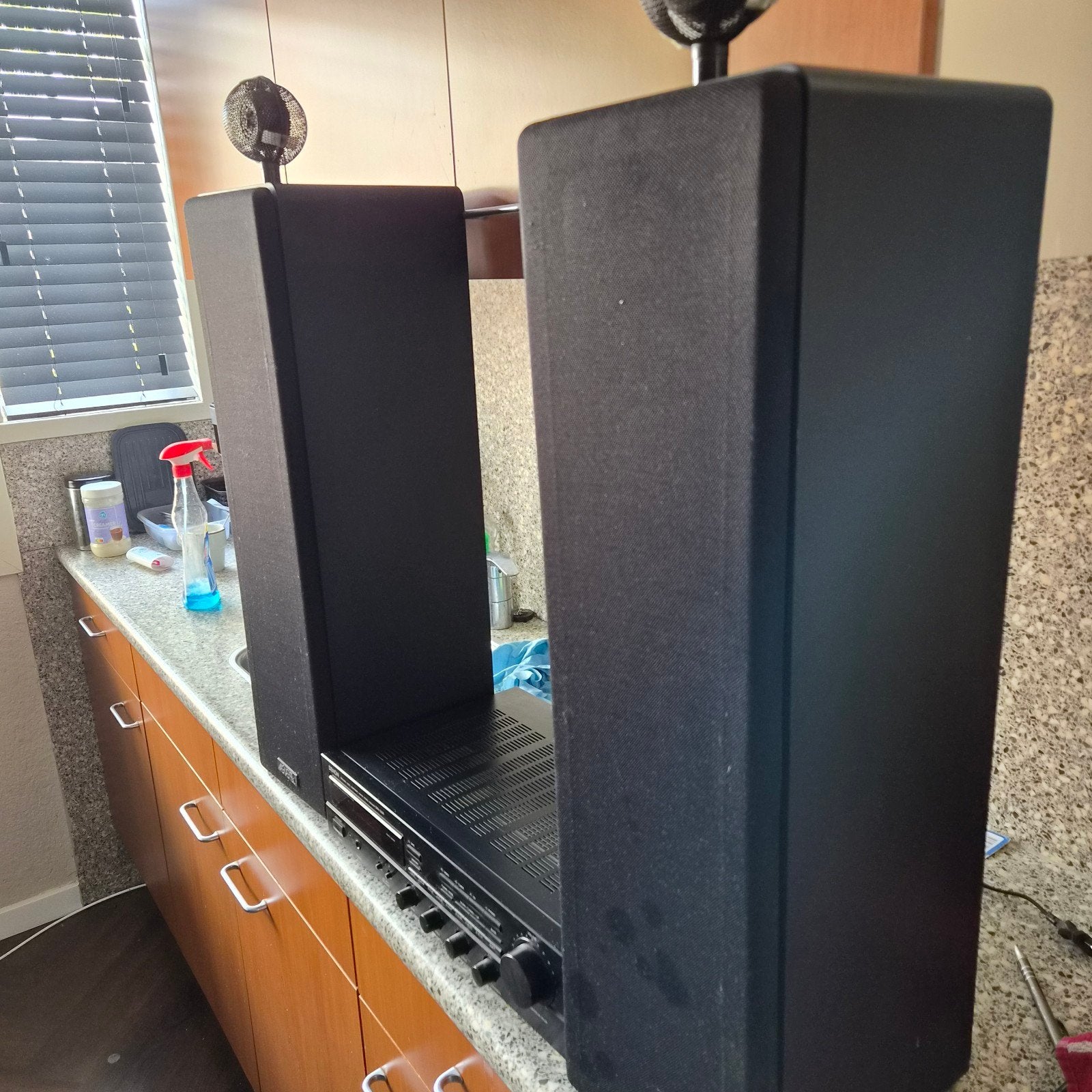Denon versterker met magnat boxen, Audio, Tv en Foto, Ophalen