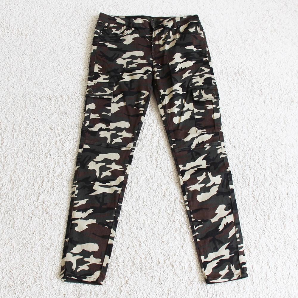 Mooie Nina Carter Army Broek - 94 (Maat 42) € 20,-, Overige kleuren, Maat 42/44 (L), Ophalen of Verzenden, Zo goed als nieuw