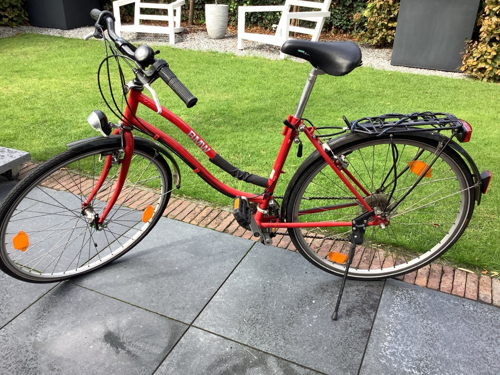 Rode opvouwbare damesfiets - Ideaal voor in de auto!, Fietsen en Brommers, Ophalen of Verzenden, Gebruikt, Overige merken, Versnellingen