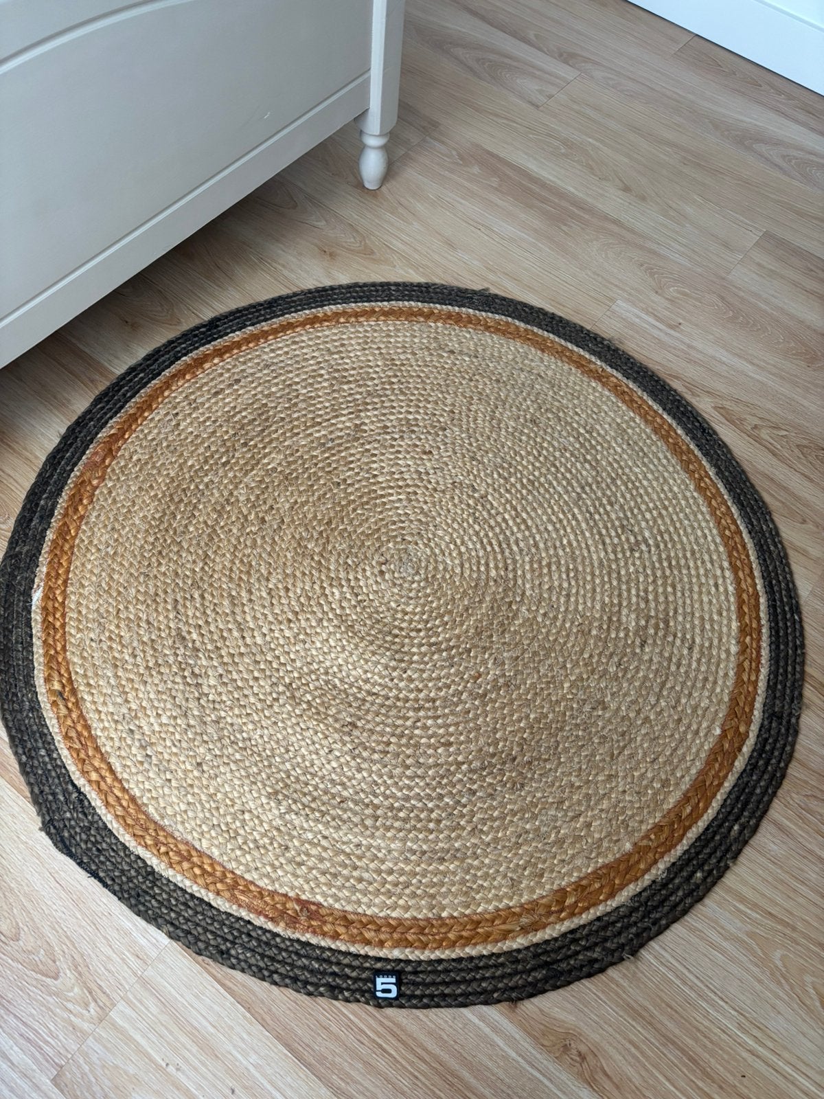 Rotan mat Loods 5, Ophalen, Zo goed als nieuw, Rond, 100 tot 150 cm