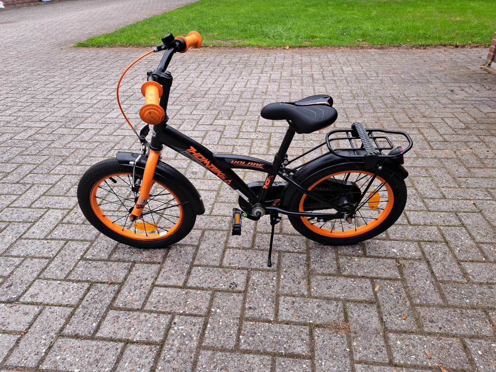 Volare Thombike 16 Inch kinderfiets met zijwieltjes, Fietsen en Brommers, Ophalen, Zijwieltjes, 16 tot 20 inch, Volare