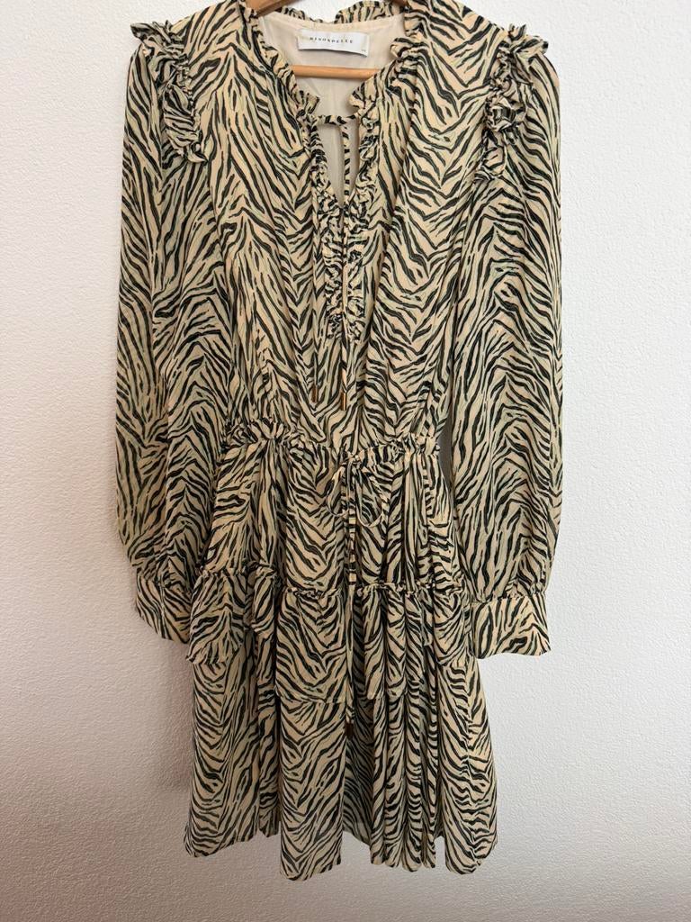 rino & pelle jurk mt 40, Maat 38/40 (M), Beige, Ophalen of Verzenden, Zo goed als nieuw
