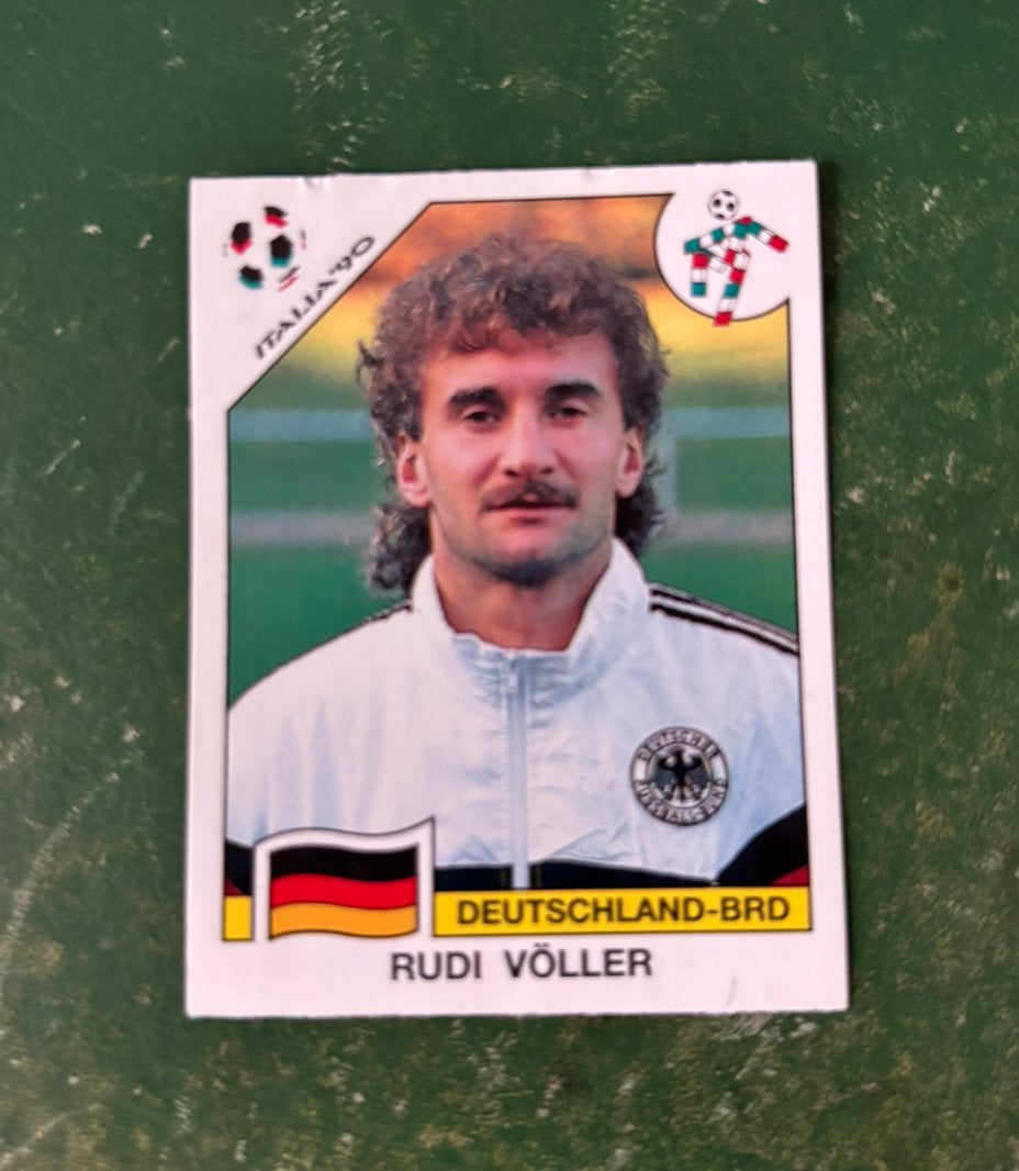 Panini plaatje Rudi Voller Duitsland WK 90, Ophalen of Verzenden, Zo goed als nieuw
