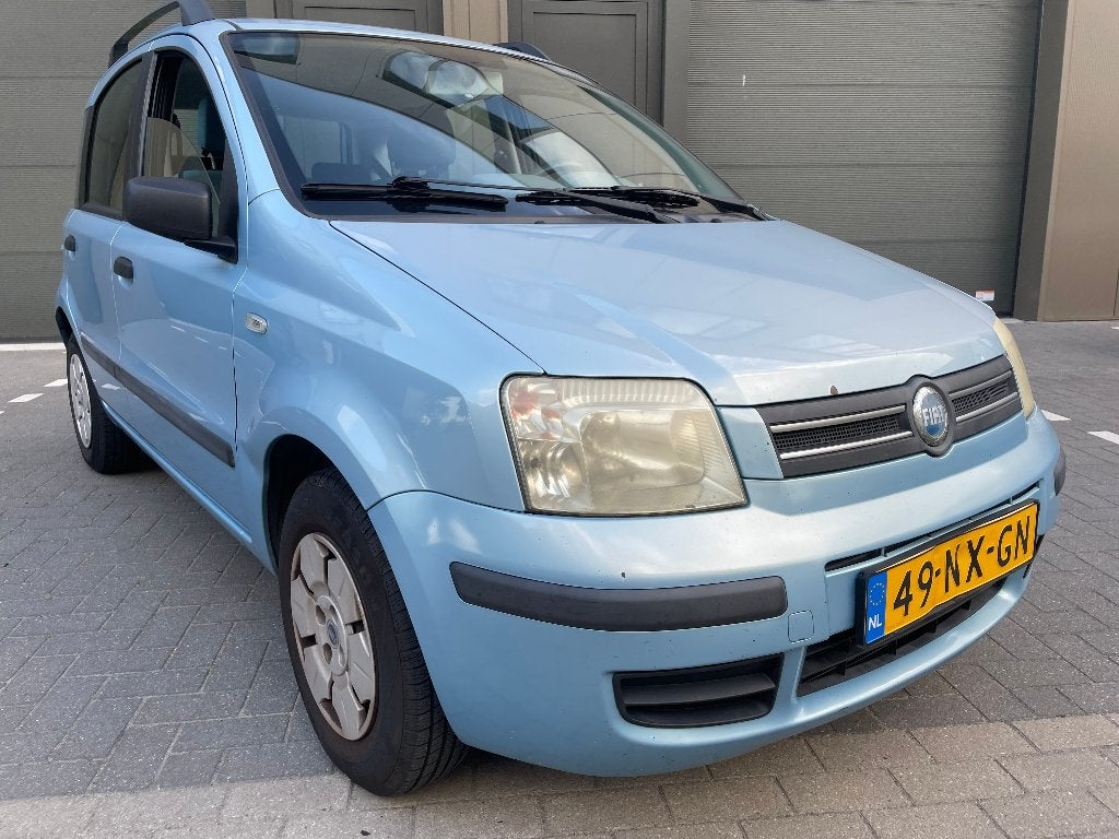 Fiat Panda 1.2 2004 Blauw, Voorwielaandrijving, Stof, Origineel Nederlands, Handgeschakeld