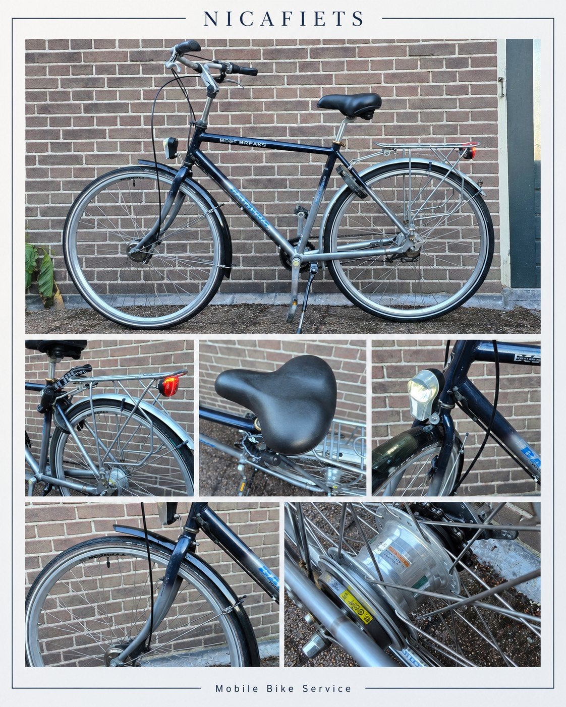 Batavus best brakes 28" herenfiets., Geen, Geen, Ophalen of Verzenden, Batavus