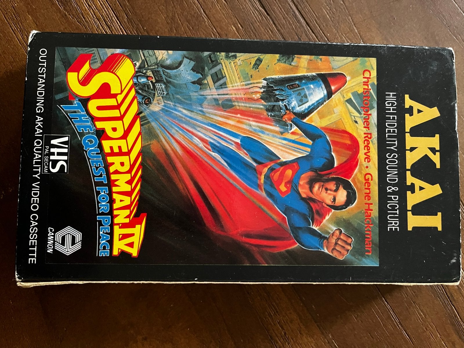 Superman IV: The Quest for Peace VHS - Collectorsitem, Ophalen of Verzenden, Vanaf 6 jaar, Actie en Avontuur, VHS