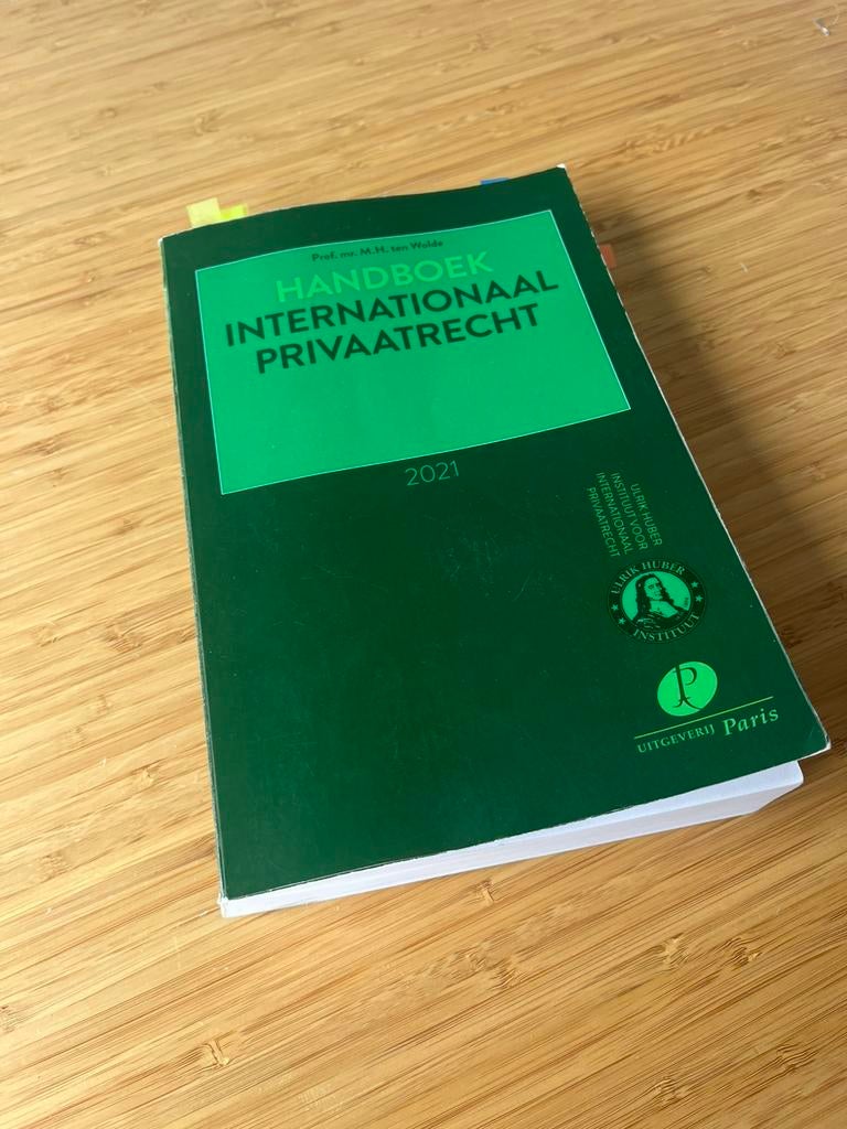 Handboek Internationaal Privaatrecht - M.H. Ten Wolde, Boeken, Ophalen of Verzenden, Alpha, Gelezen, WO