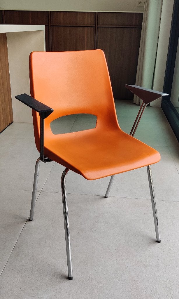 Prachtige set (6 of 8) vintage eetkamerstoelen, Ophalen, Bruin, Overige materialen, Zo goed als nieuw