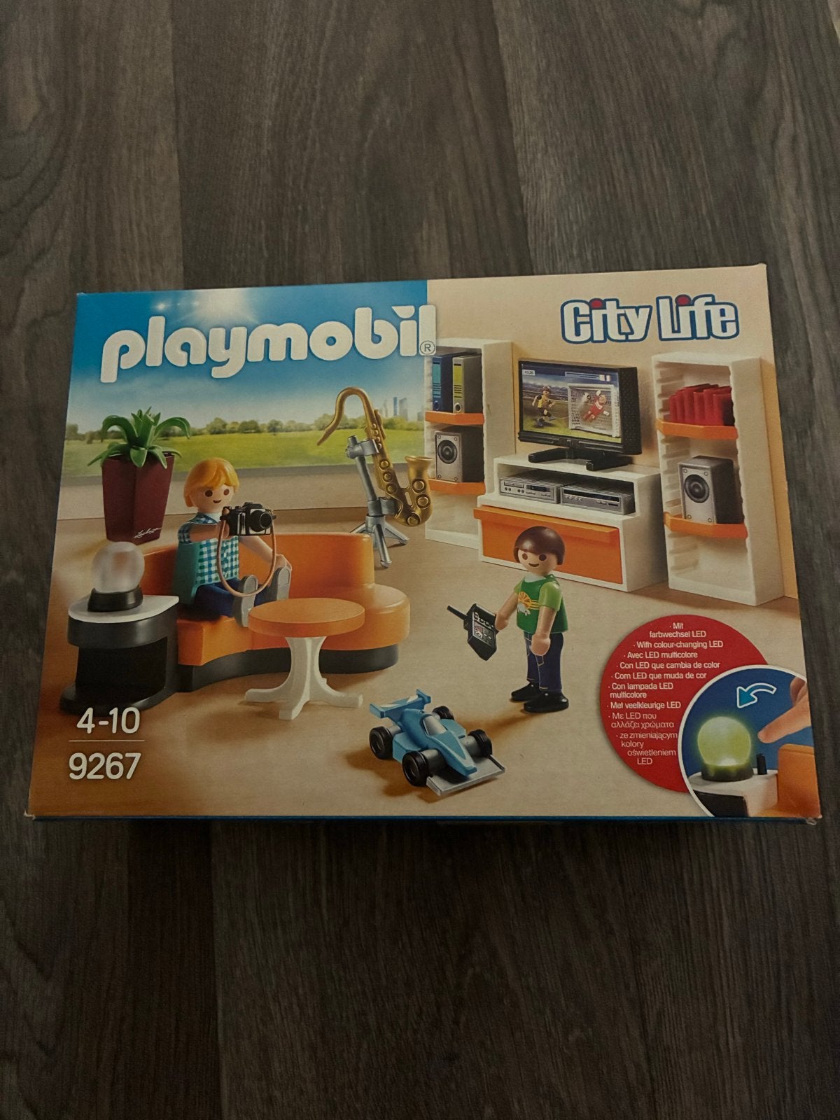 Playmobil City Life Woonkamer met LED-verlichting (9267), Complete set, Overige typen, Ophalen of Verzenden, Zo goed als nieuw