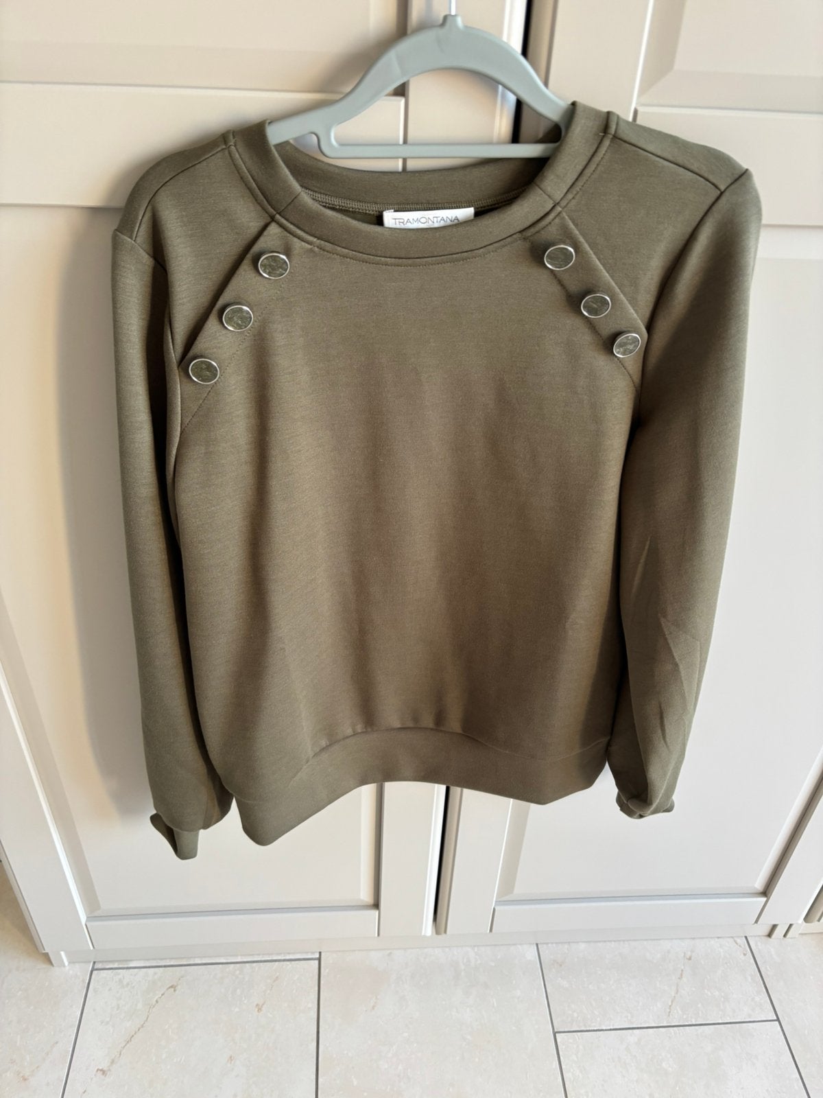 Nieuw groen trui en pantalon broek TRAMONTANA maat S, Kleding | Dames, Ophalen of Verzenden, Nieuw, Maat 36 (S), Groen