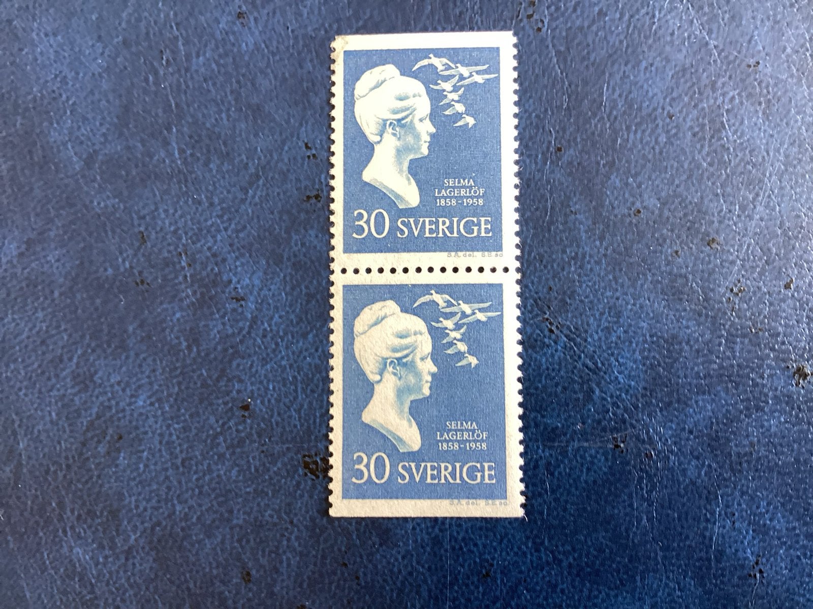 Zweden 1958- Mi.444-Do/Du-  Selma Lagerlöf 1858-1958, Ophalen of Verzenden, Zweden, Gestempeld