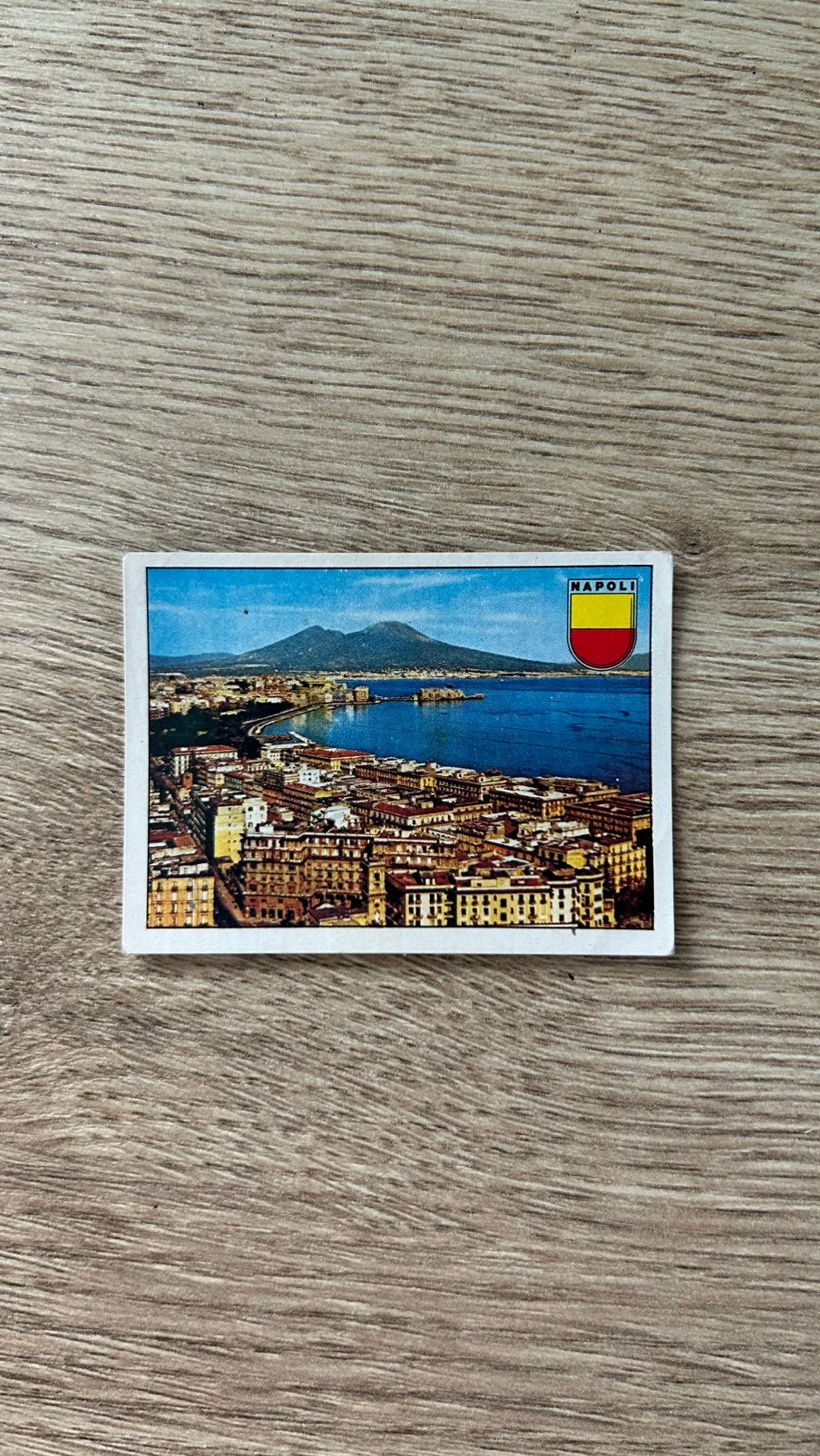 Panini Europa 80 plaatje Stad Napels EK 80, Verzenden, Zo goed als nieuw, Plaatje