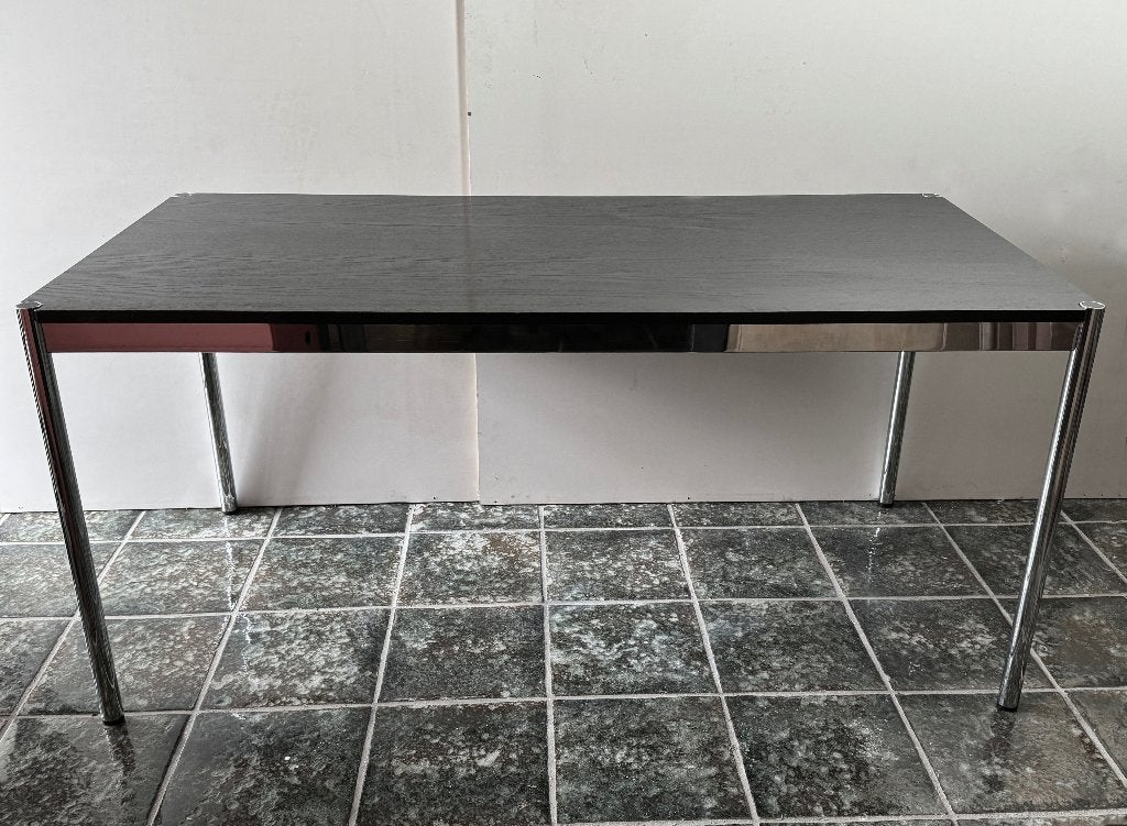 USM Haller bureau tafel black oak 175x75cm, Huis en Inrichting, Ophalen, 175 cm, In hoogte verstelbaar, Metaal