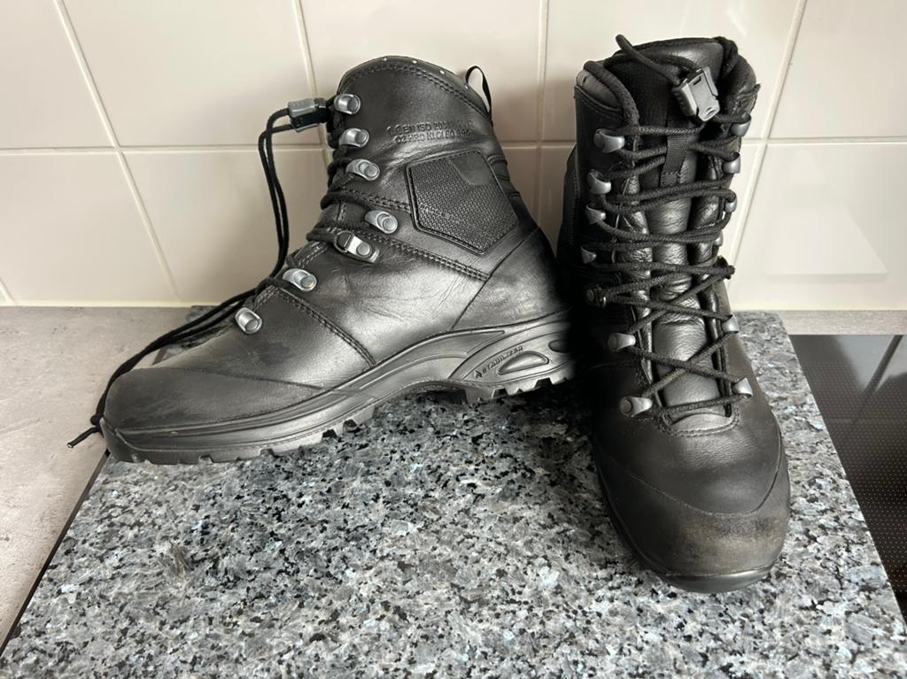 Defensie Haix Mondo legerkisten / wandelschoen 38/39, Ophalen of Verzenden, Zo goed als nieuw, Schoenen