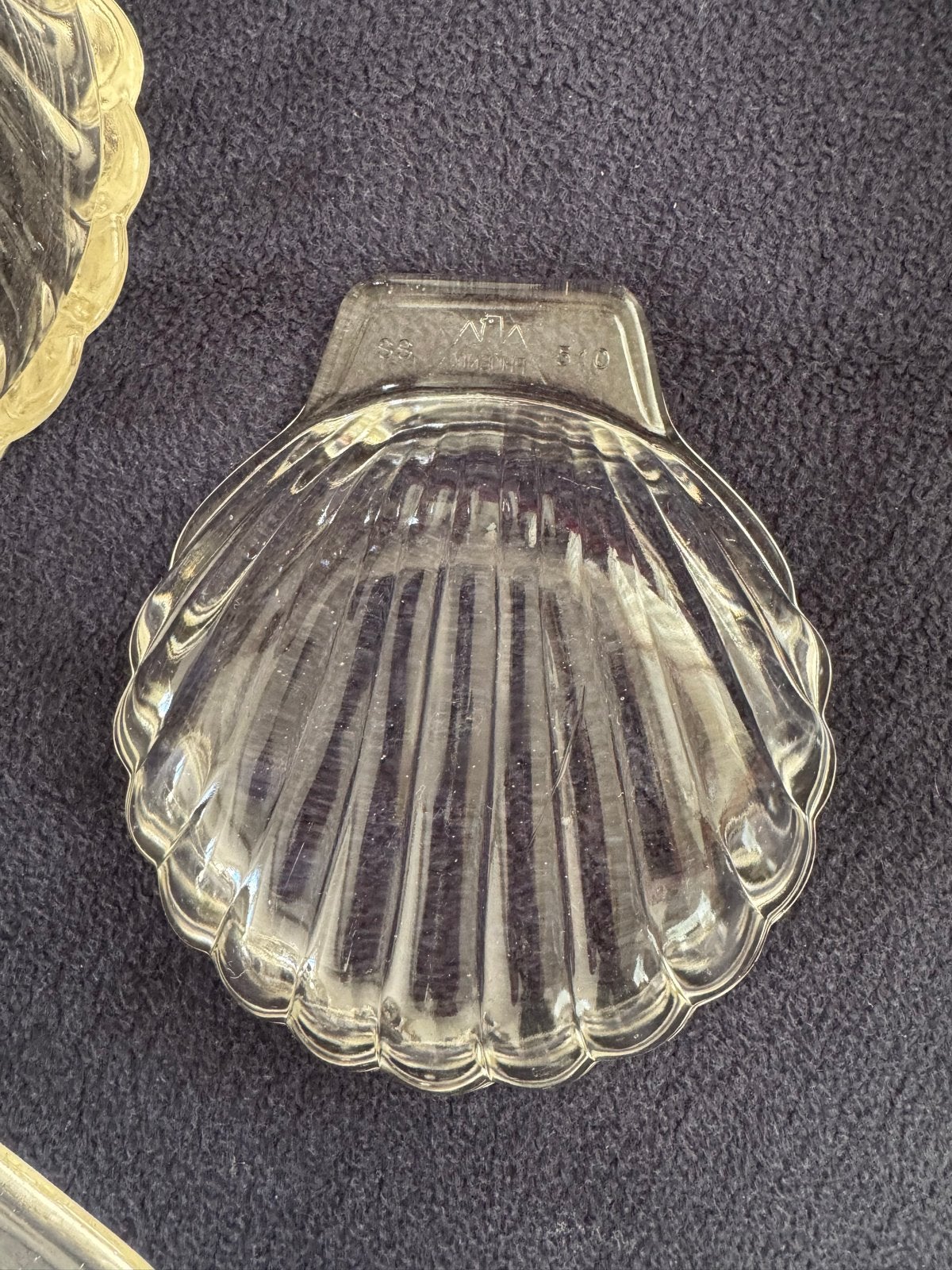 Set van 4 vintage Phoenix glazen schelp schaaltjes, Ophalen of Verzenden