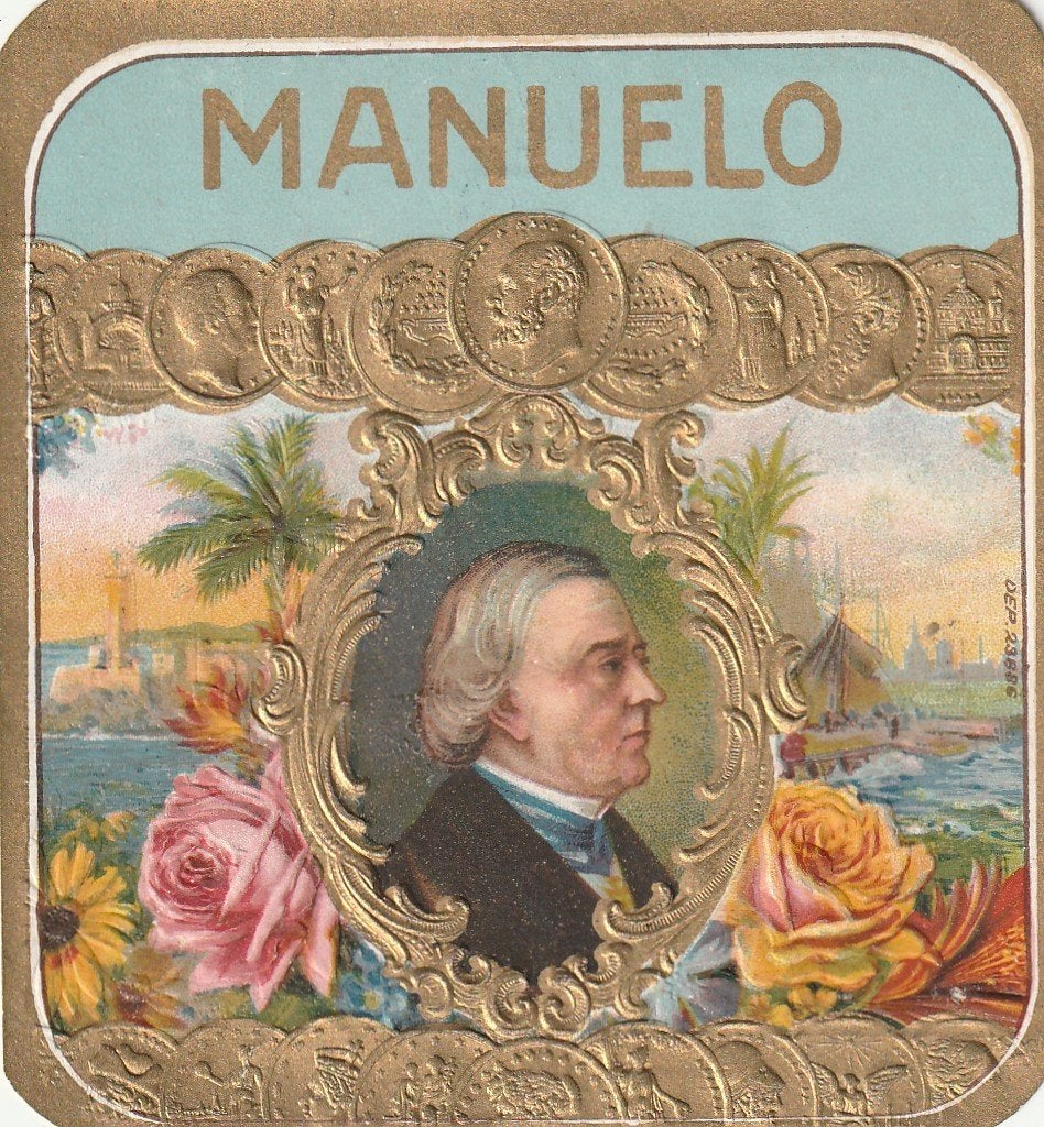 etiket  V  - 2558   sigarenbanden, Ophalen of Verzenden, Zo goed als nieuw, Sigarenbandjes