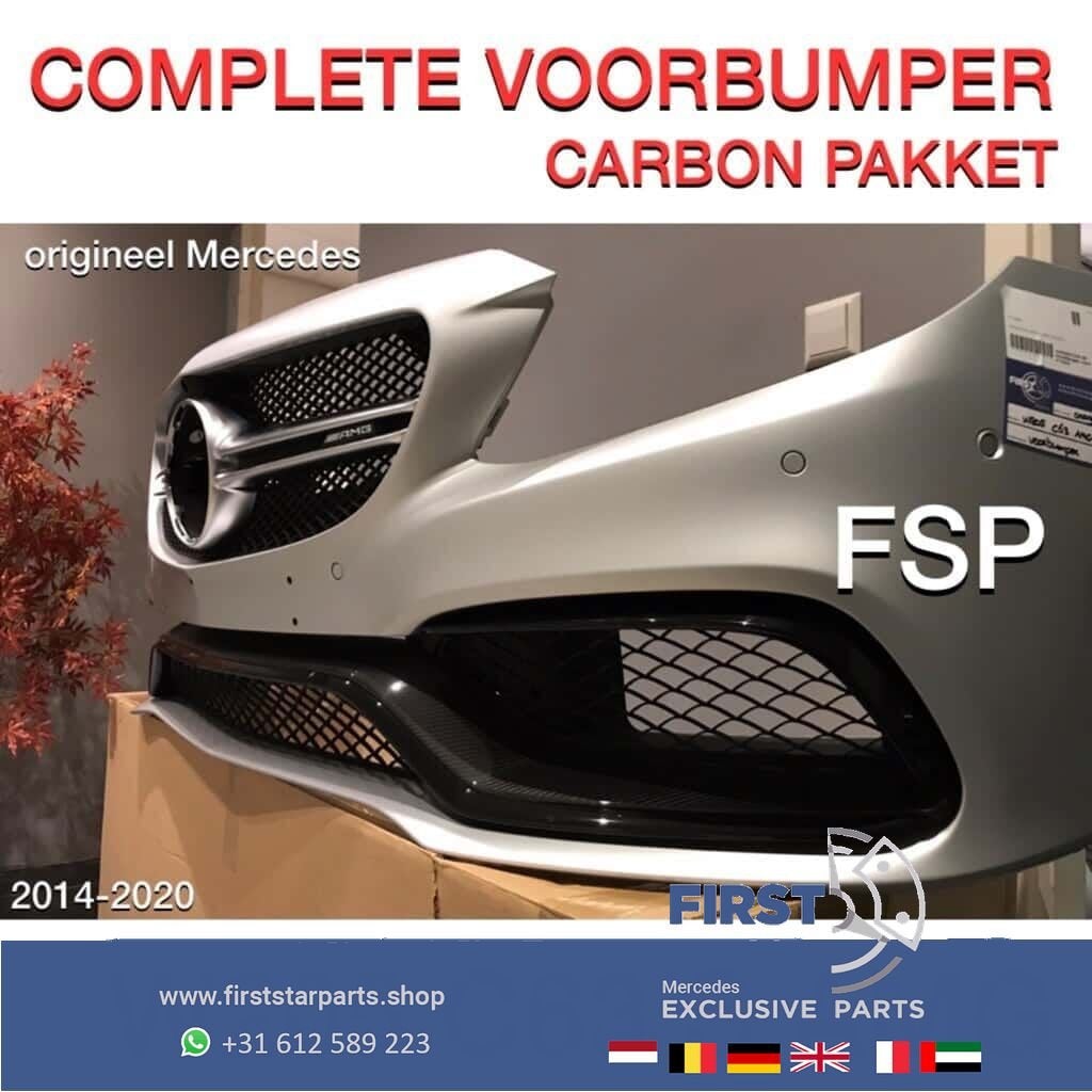 ORIGINELE C63 AMG BUMPER W205 C KLASSE DIVERSE KLEUREN 63 S, Auto-onderdelen, Gebruikt, -, Voor, Ophalen of Verzenden