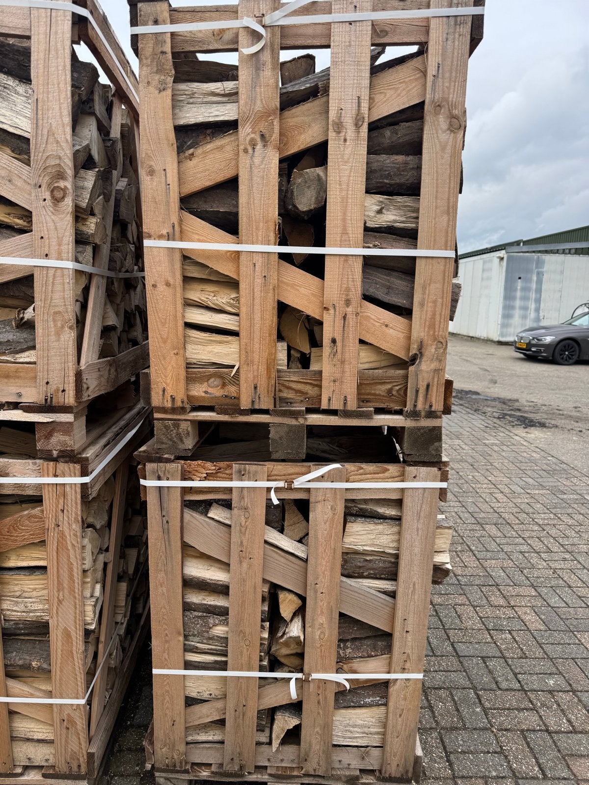 Haagbeuk haardhout B-kwaliteit, gezaagd op 35cm, Minder dan 3 m³, Ophalen, Overige houtsoorten, Blokken