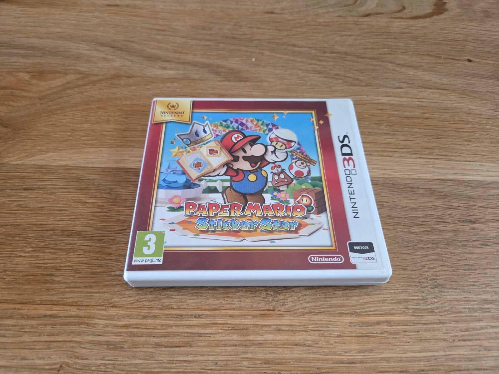 paper Mario sticker star nintendk 3ds, Spelcomputers en Games, 1 speler, Ophalen of Verzenden, Zo goed als nieuw, Vanaf 3 jaar