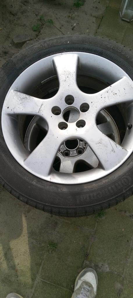 Velgen met winterbanden 17 inch Volvo, Ophalen