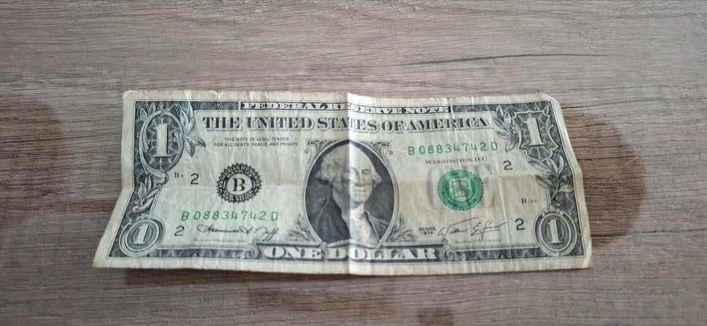 Amerikaans 1 dollar biljet (gebruikt), Ophalen of Verzenden, Noord-Amerika, Los biljet