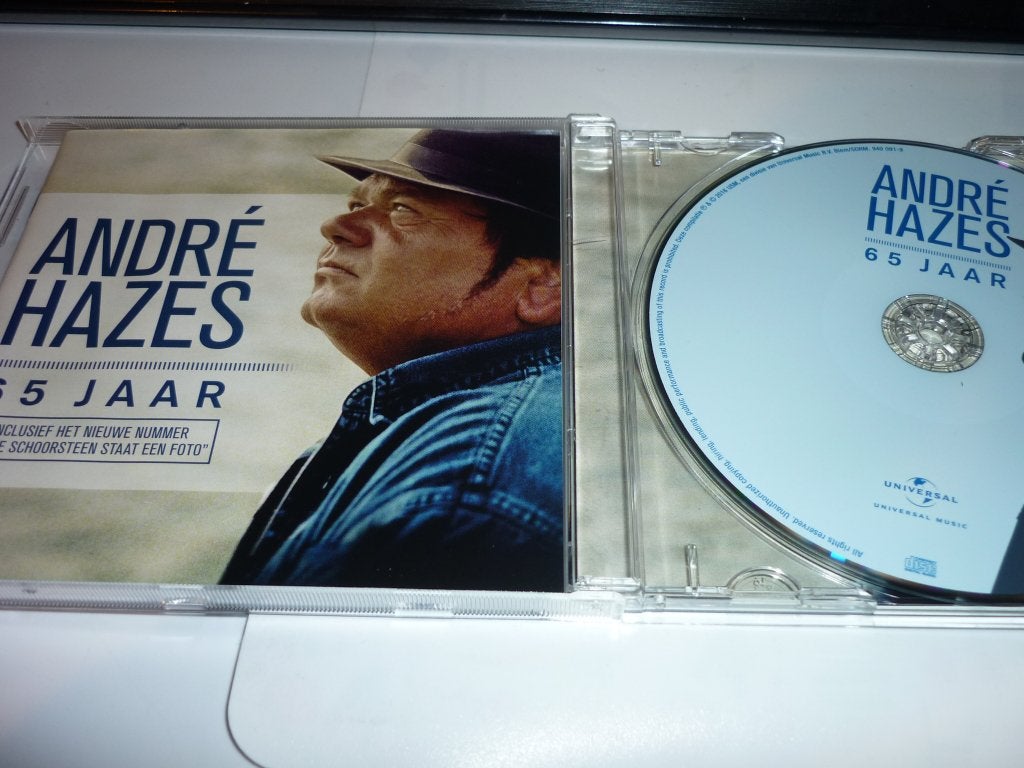 André Hazes - 65 Jaar CD, Ophalen of Verzenden, Zo goed als nieuw, Levenslied of Smartlap, Inclusief doosje