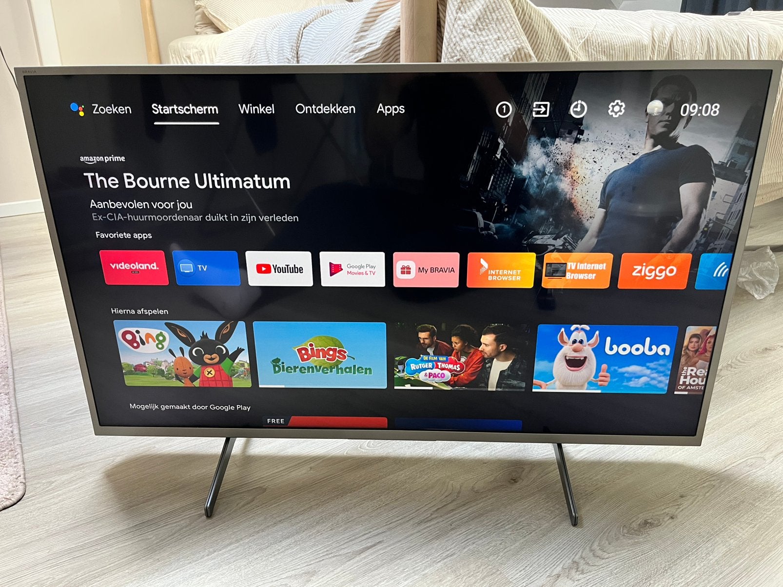Sony 4K KD 43XH8077 Smart TV Android, Ophalen, 50 Hz, 4k (UHD), Smart TV