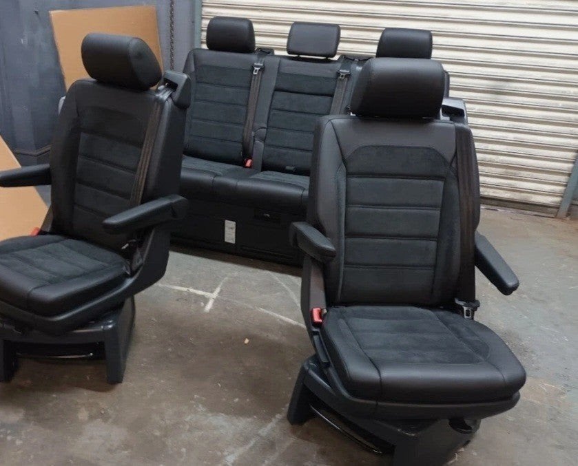 Leder Alcantara Interieur VW T6 Multivan Camper, Ophalen, Zo goed als nieuw