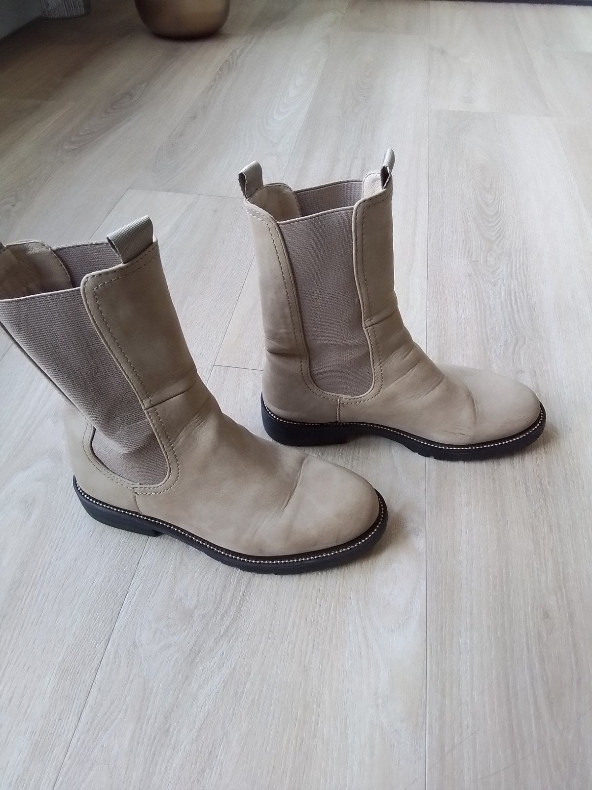 beige schoenen, laarsjes Posh mt 38, Meisje, Posh, Ophalen of Verzenden, Laarzen