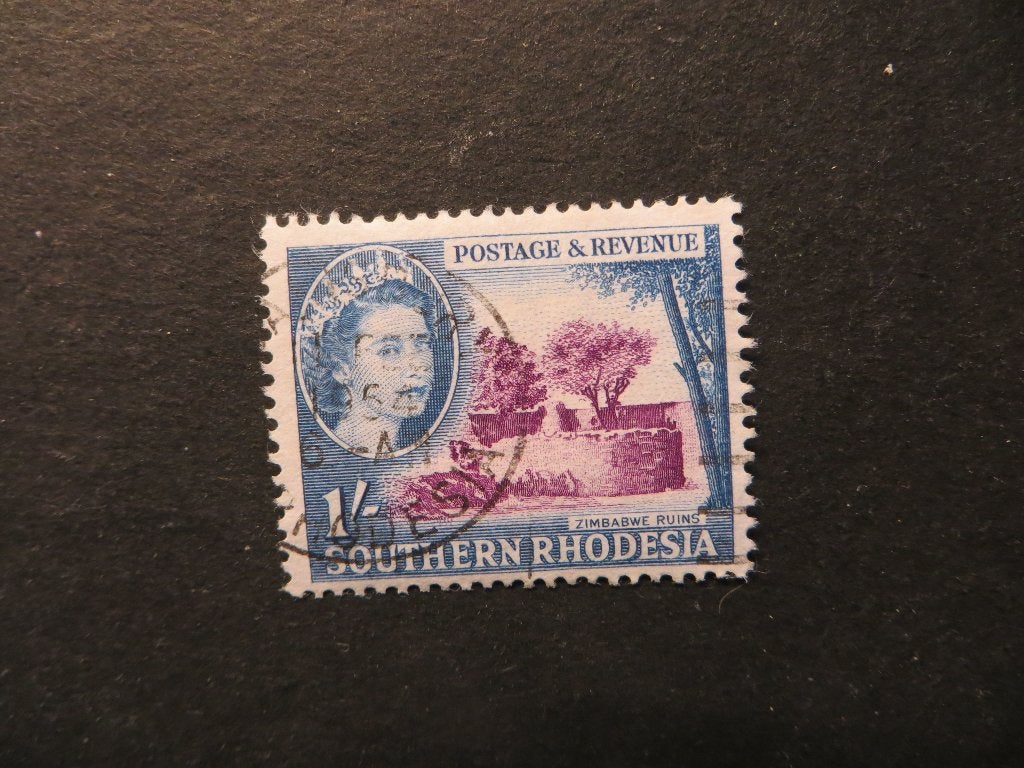 A00321: Southern Rhodesia QEII 1/-, Postzegels en Munten, Postzegels | Afrika, Ophalen of Verzenden, Tanzania