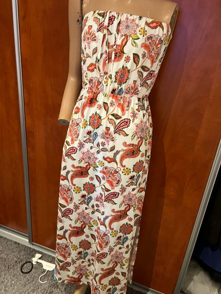 k-Design strapless jurk  M origineel zgan, Maat 38/40 (M), K-design, Ophalen of Verzenden, Zo goed als nieuw