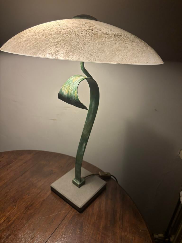 Tafelamp Type Art-Deco, 50 tot 75 cm, Art-Deco, Ophalen of Verzenden, Zo goed als nieuw